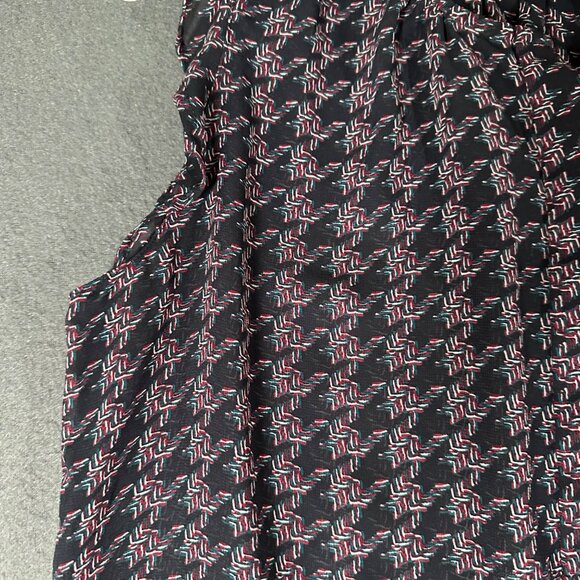 Ann Taylor Factory Womens LP Sleeveless Ruffle Sleeve Split Neck Shell Tank Top - Picture 5 of 7